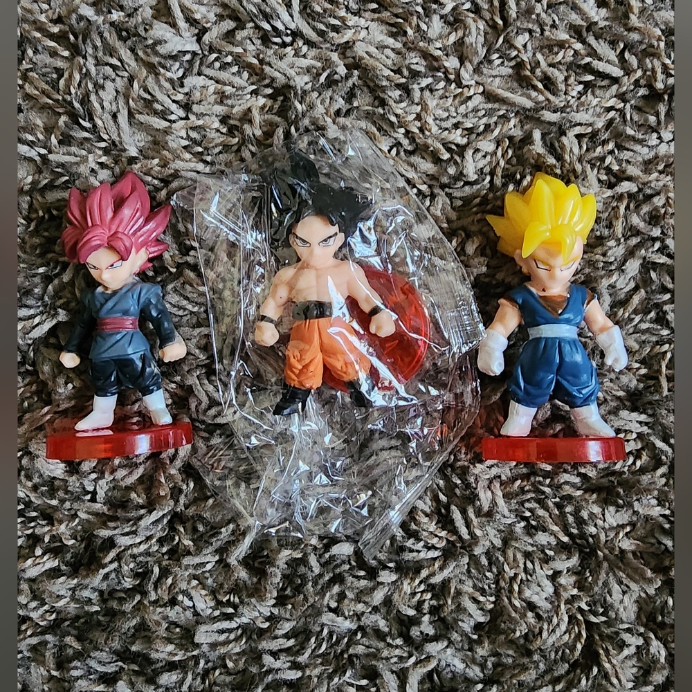 Dragon Ball Goku Mini Figure Bundle Of 3